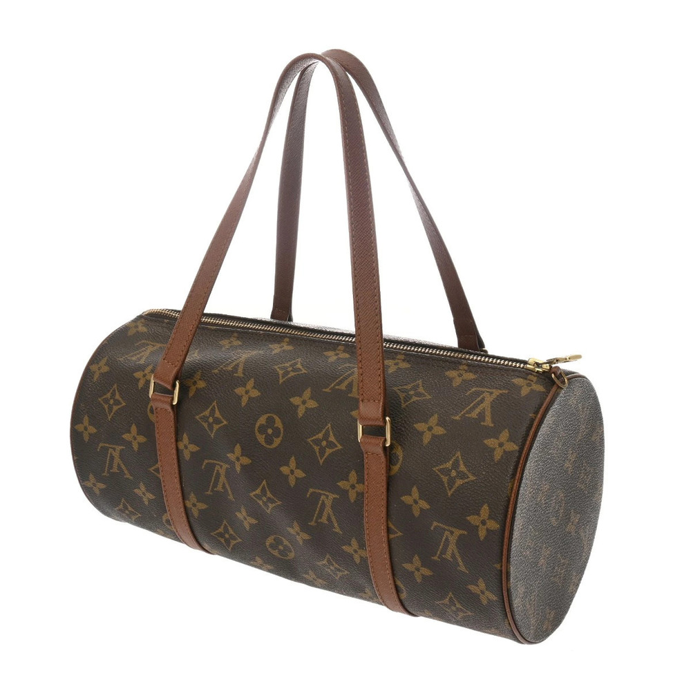 Louis Vuitton Monogram Brown Papillon Handbag Canvas Brown